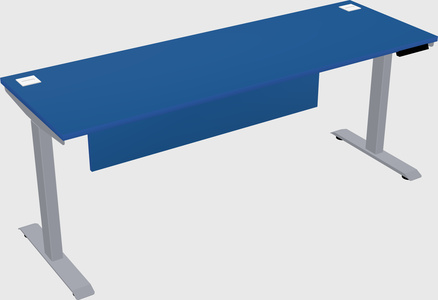 Single motor electric desk