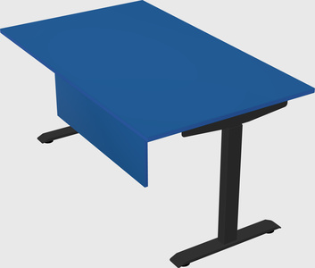 Single motor electric desk