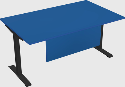 Single motor electric desk