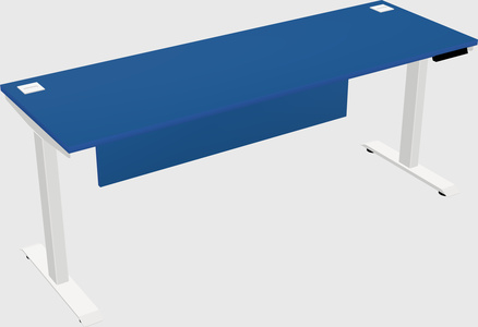 Single motor electric desk