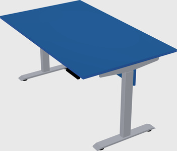 Single motor electric desk