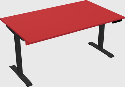 Single motor electric desk