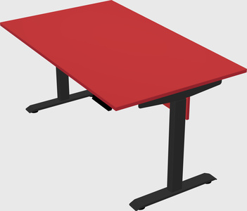 Single motor electric desk