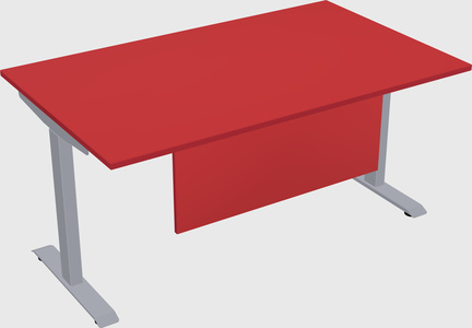 Single motor electric desk