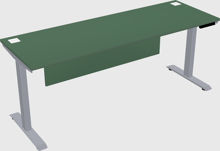 Single motor electric desk