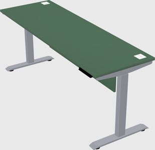 Single motor electric desk
