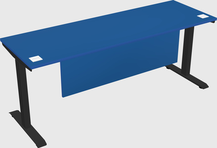 Single motor electric desk