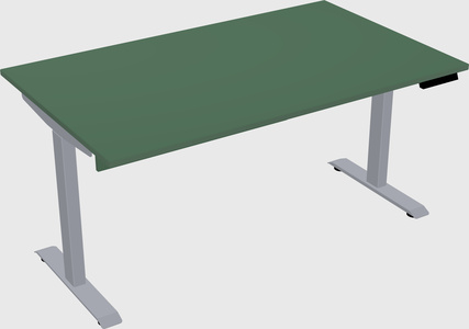 Single motor electric desk