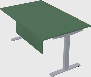 Single motor electric desk