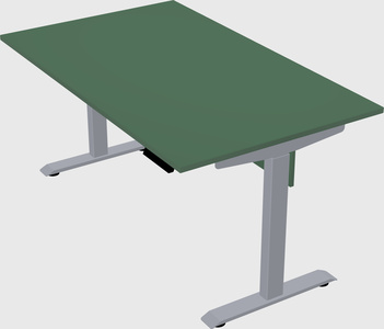 Single motor electric desk