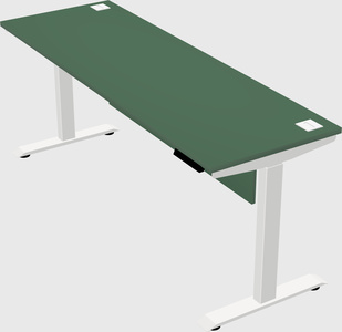Single motor electric desk
