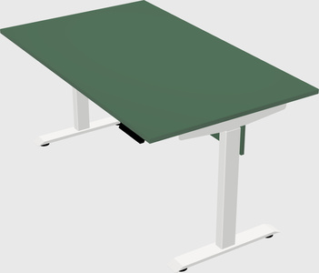 Single motor electric desk