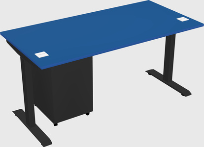 Single motor electric desk