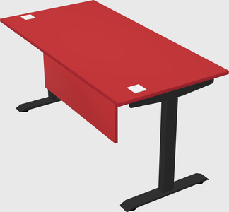 Single motor electric desk