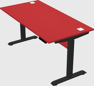 Single motor electric desk