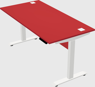 Single motor electric desk