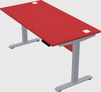 Single motor electric desk