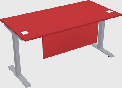 Single motor electric desk