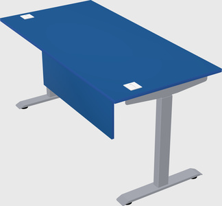 Single motor electric desk