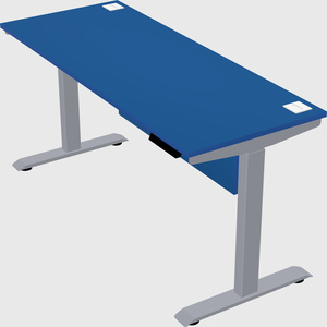 Single motor electric desk