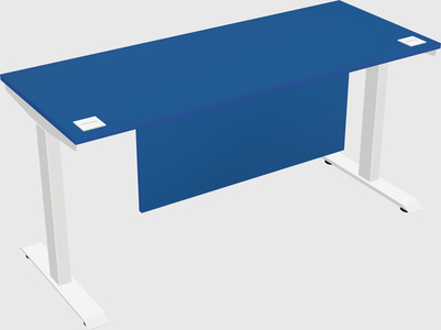 Single motor electric desk