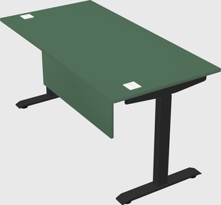 Single motor electric desk
