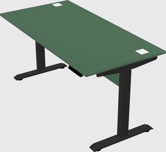 Single motor electric desk