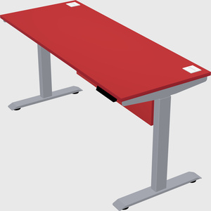 Single motor electric desk