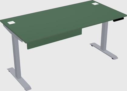 Single motor electric desk