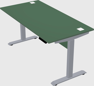 Single motor electric desk