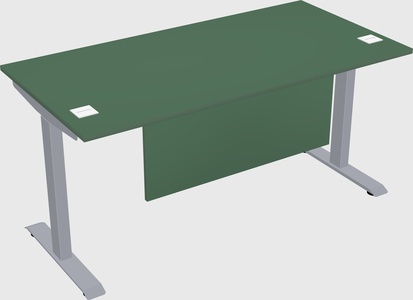 Single motor electric desk