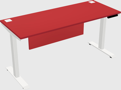 Single motor electric desk