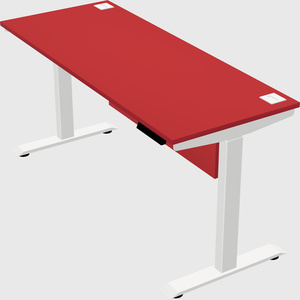 Single motor electric desk