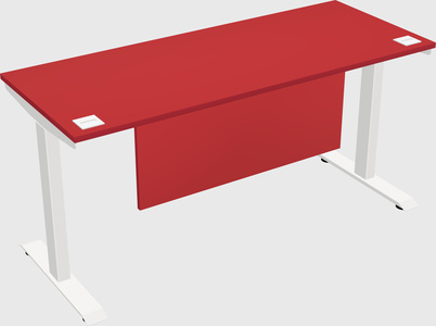 Single motor electric desk