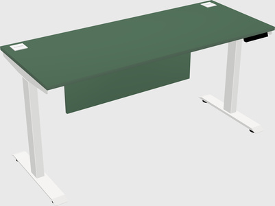 Single motor electric desk