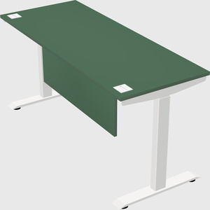 Single motor electric desk