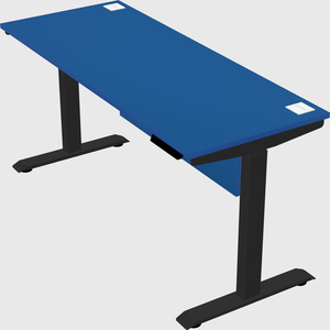 Single motor electric desk