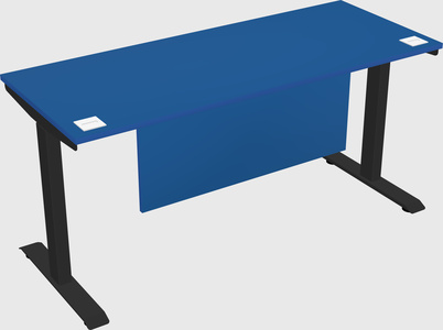 Single motor electric desk