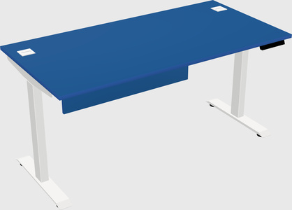 Single motor electric desk