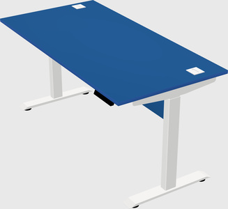 Single motor electric desk