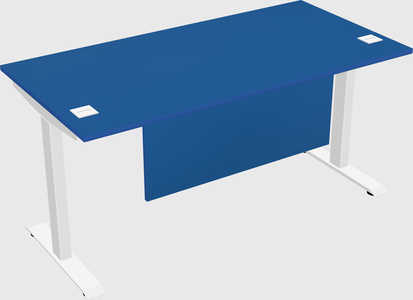 Single motor electric desk