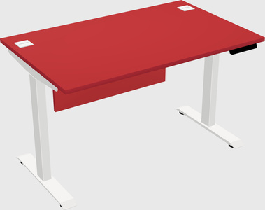 Single motor electric desk