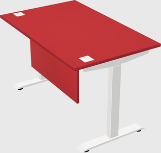 Single motor electric desk