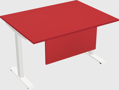 Single motor electric desk