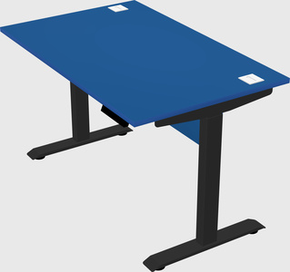 Single motor electric desk