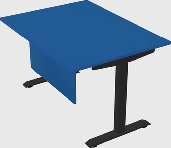 Single motor electric desk