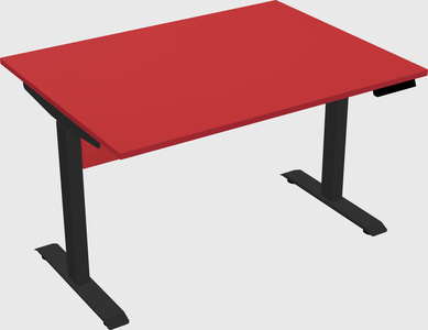 Single motor electric desk