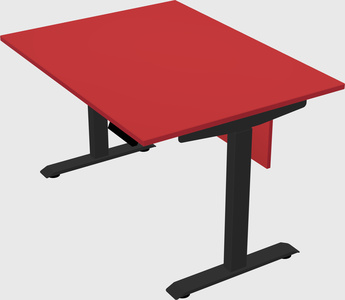Single motor electric desk