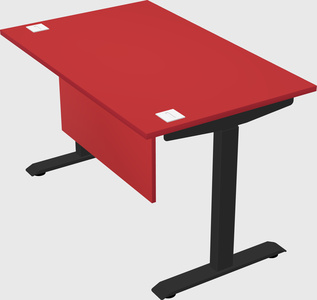 Single motor electric desk
