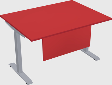 Single motor electric desk